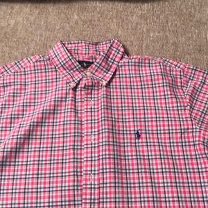 Plaid Polo Shirt